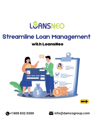 Streamline Loan Management with LoansNeo by Damco Solutions