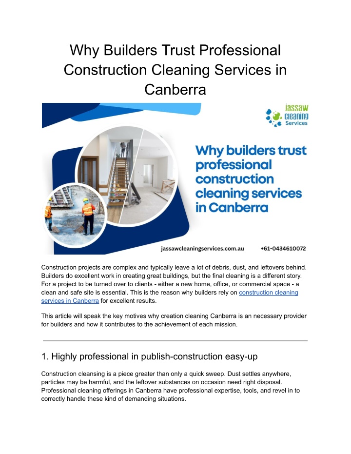 why builders trust professional construction