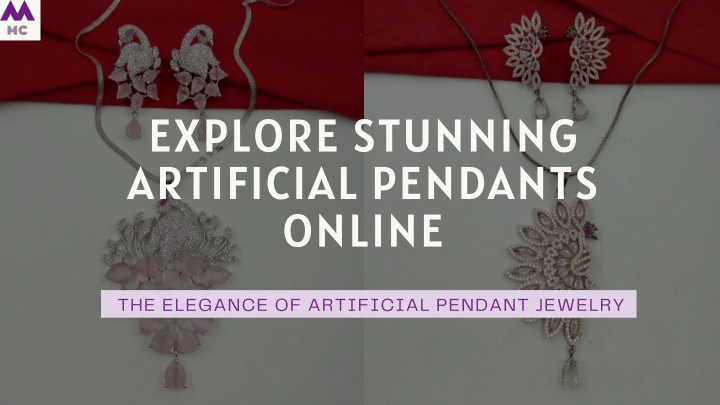 explore stunning artificial pendants online