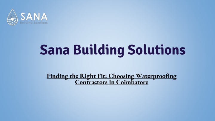 sana building solutions