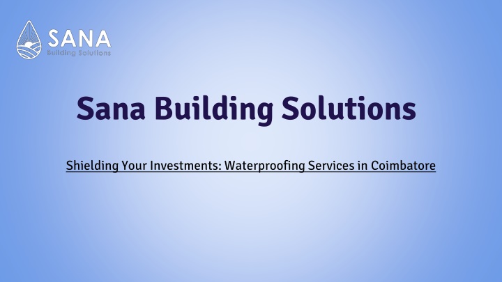 sana building solutions