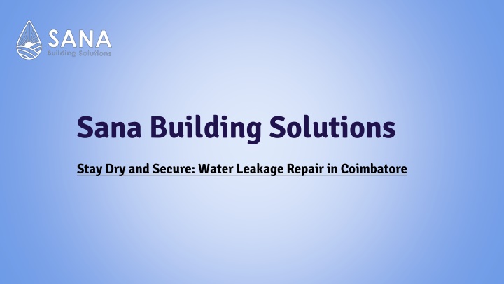 sana building solutions