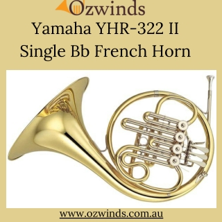 Yamaha YHR-322 II Single Bb French Horn
