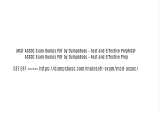 mcd assoc exam dumps pdf by dumpsboss fast