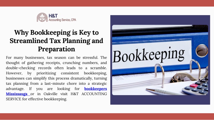 why bookkeeping is key to streamlined