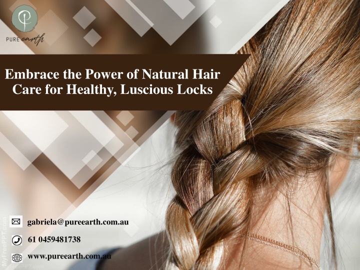 embrace the power of natural hair care for healthy luscious locks