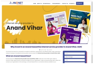 Stay Connected Anytime with Anonet ISP in Anand Vihar