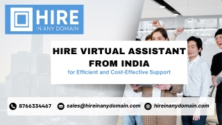 hire virtual assistant from india for efficient