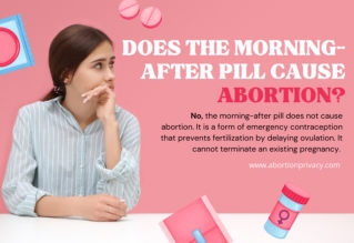 Does the morning-after pill cause abortion