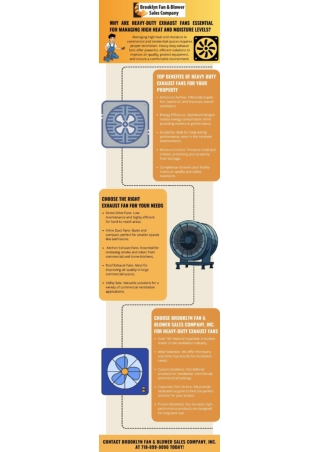Why Heavy-Duty Exhaust Fans Are Essential?