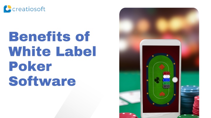 benefits of white label poker software