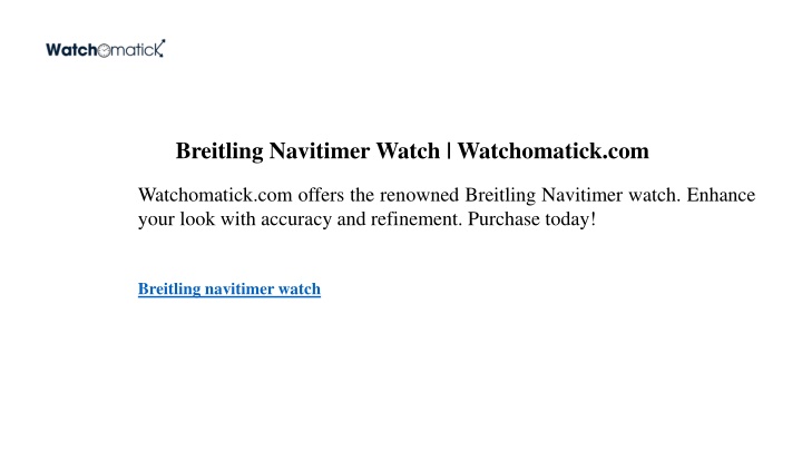 breitling navitimer watch watchomatick com