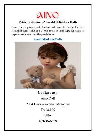 Petite Perfection Adorable Mini Sex Dolls