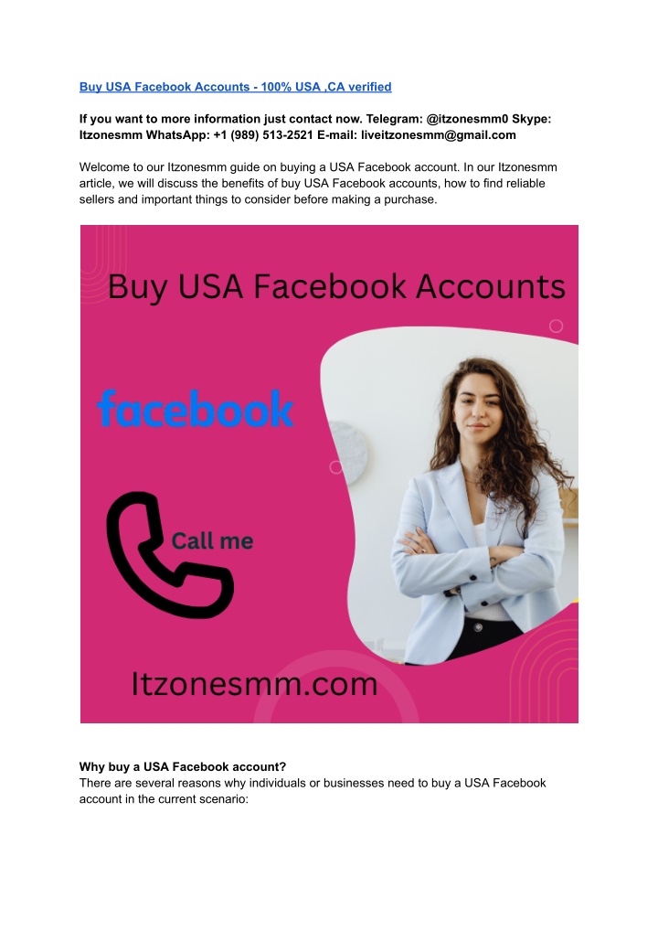 buy usa facebook accounts 100 usa ca verified