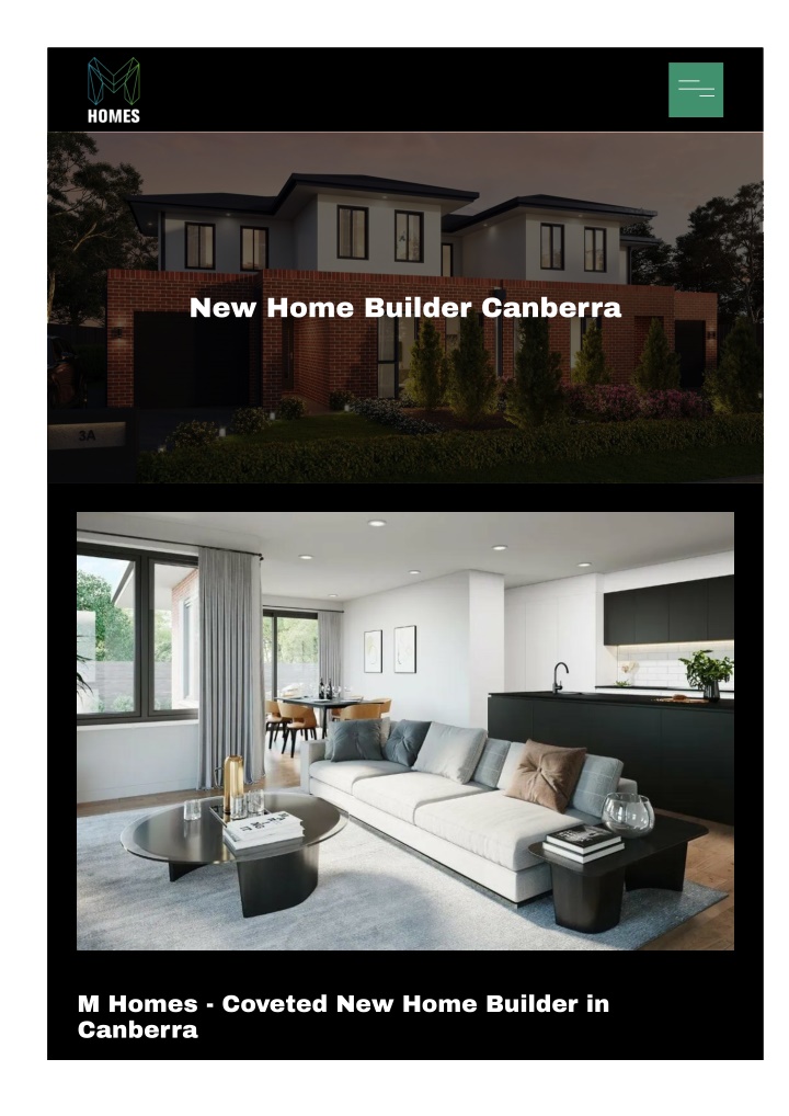 new home builder canberra