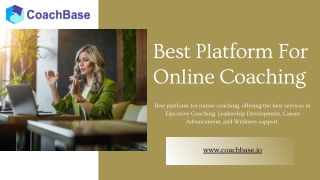 Best Platform For Online Coaching