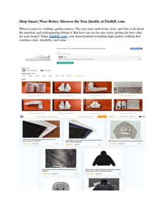 shop smart wear better discover the true quality