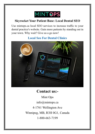 Skyrocket Your Patient Base Local Dental SEO
