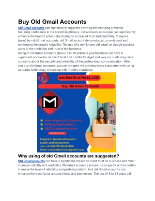 buy old gmail accounts old gmail accounts