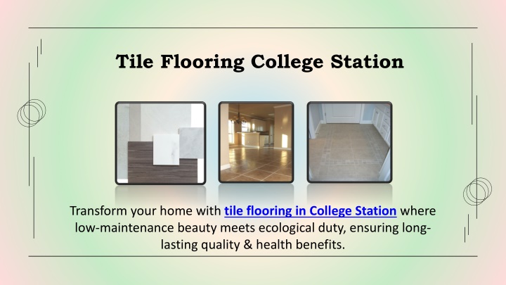 tile flooring college station