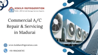 Best Cold Storage Service Experts in Madurai