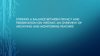 striking a balance between privacy