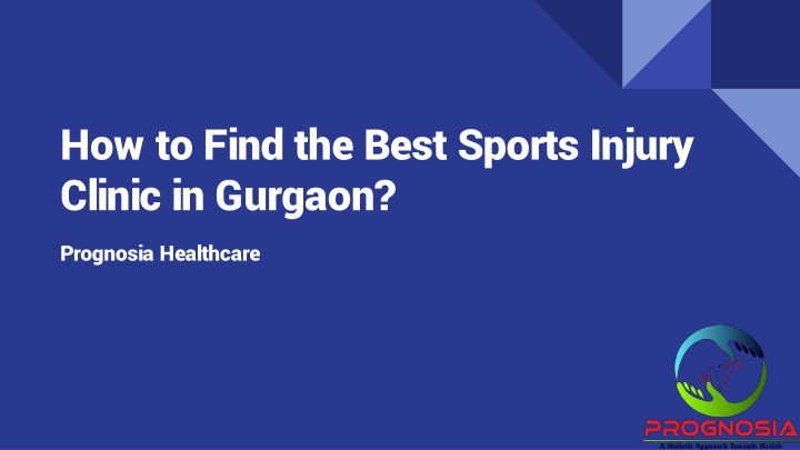 how to find the best sports injury clinic in gurgaon