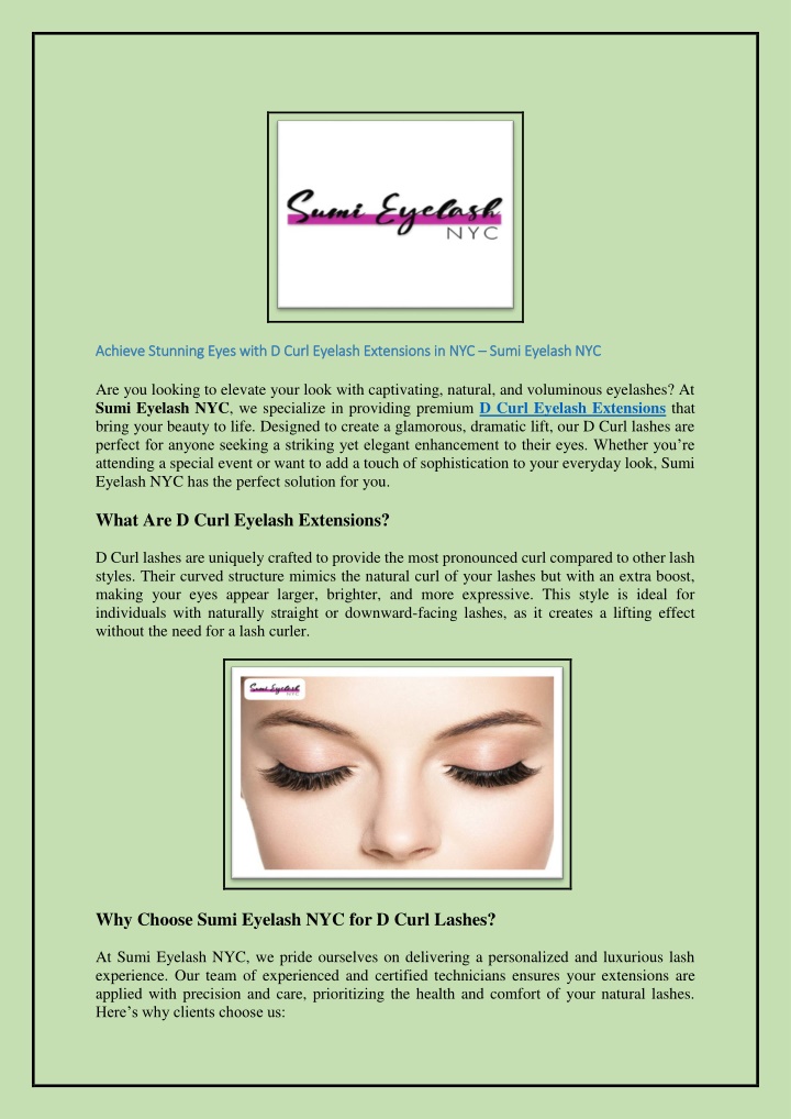 achieve stunning eyes with d curl eyelash