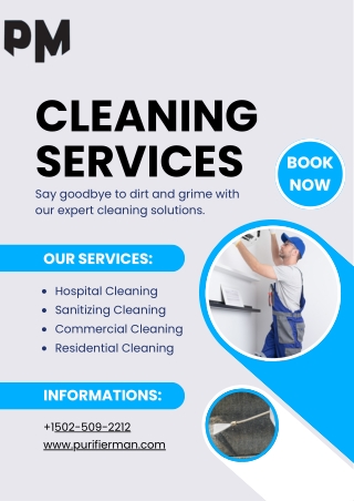 cleaning services say goodbye to dirt and grime