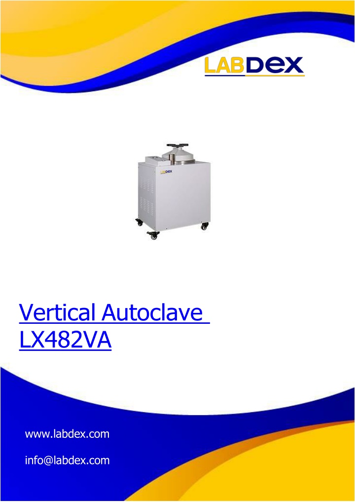 vertical autoclave lx482va