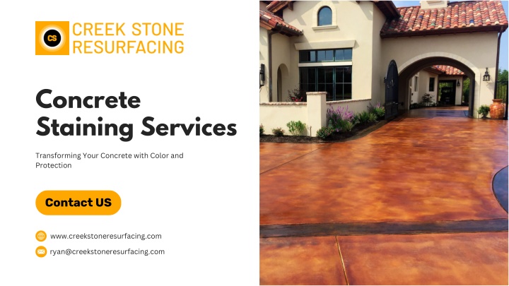 concrete staining services