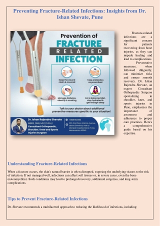 Fracture-Related Infections - Dr. Ishan Shevate (1)