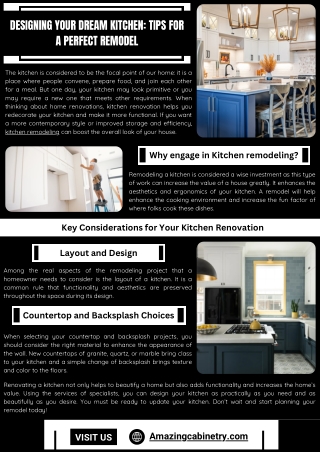 Create Your Dream Kitchen Remodeling