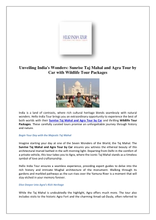 unveiling india s wonders sunrise taj mahal