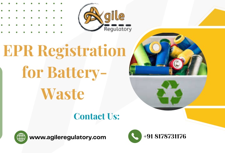 epr registration for battery waste