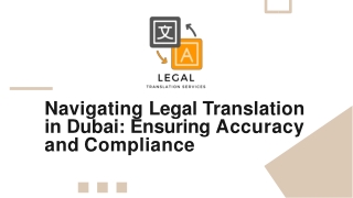 Legal translator in Dubai