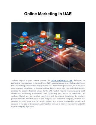 Online Marketing in UAE