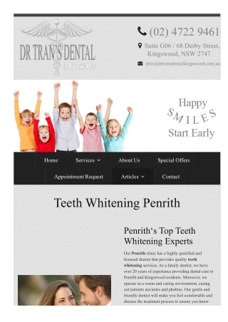 Teeth Whitening Penrith