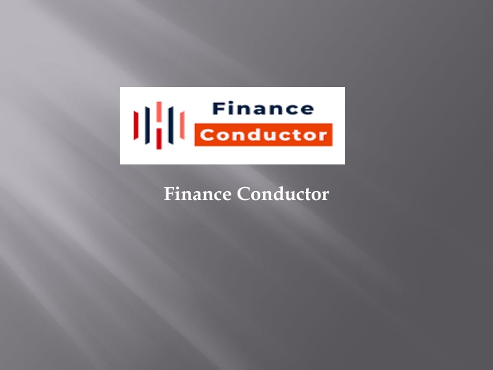 finance conductor