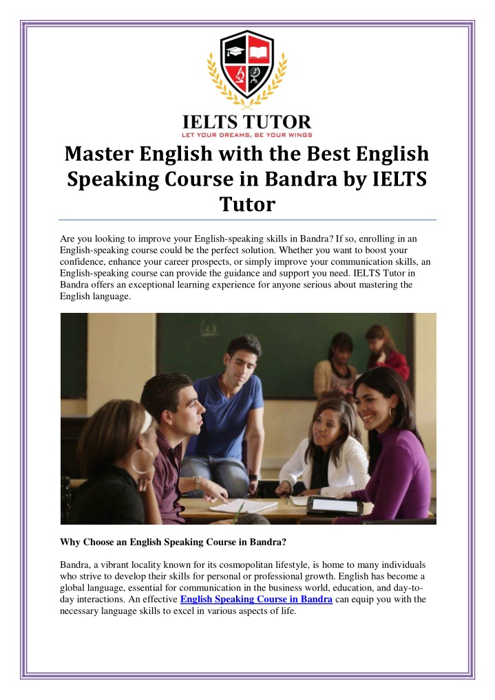 master english with the best english speaking