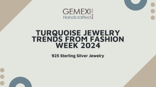 Turquoise Jewelry Trends from Fashion Week 2024