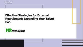 effective strategies for external recruitment expanding y our talent