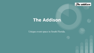 Celebrate in Style at The Addison's New Year's Eve Party in Boca Raton