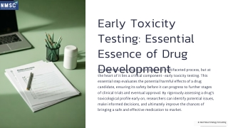 early toxicity testing essential essence of drug