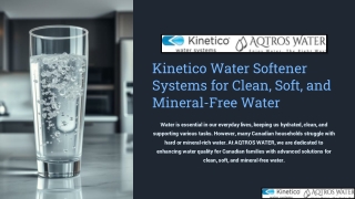 Kinetico Water Softener Systems for Clean, Soft, and Mineral-Free Water