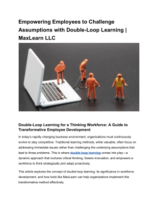 empowering employees to challenge assumptions