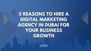 5 reasons to hire a digital marketing agency