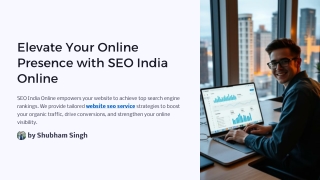 elevate your online presence with seo india online
