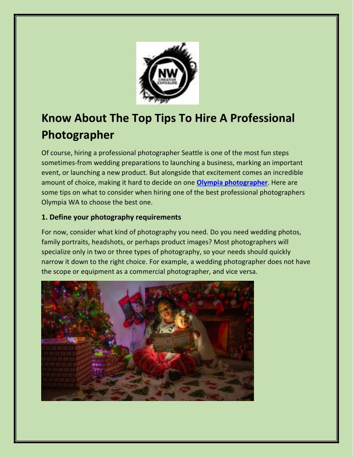 know about the top tips to hire a professional