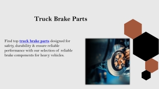 Truck Brake Parts